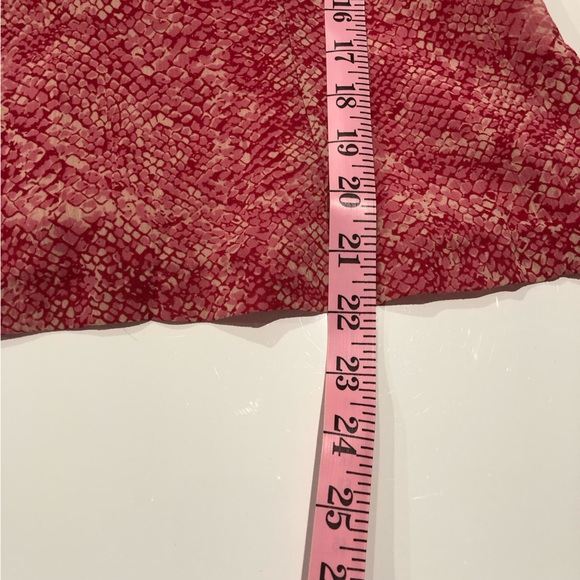 🇨🇦 LINEA DOMANI Vintage 100% Cotton,Sleeveless Top and Full Skirt Set Snake Skin - Picture 10 of 12